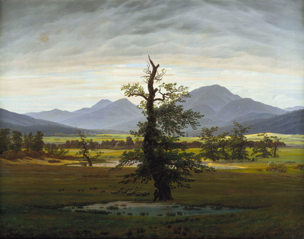 Caspar David Friedrich, "The Solitary Tree" (1822