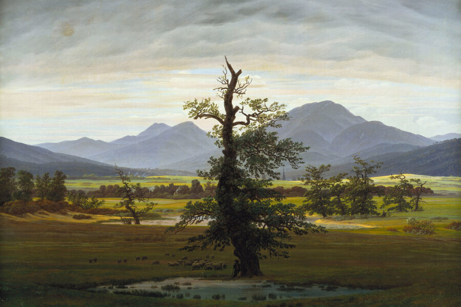 Caspar David Friedrich, "The Solitary Tree" (1822